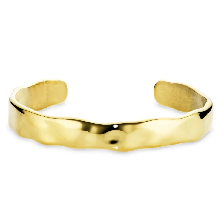 Wasserfest Armreif aus vergoldetem Edelstahl  x 10 mm  - OCEANA