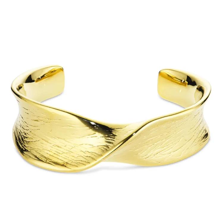 Wasserfest Armreif aus vergoldetem Edelstahl  x 23 mm  - OCEANA