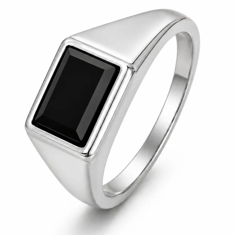 Wasserfest Ring aus Stahl