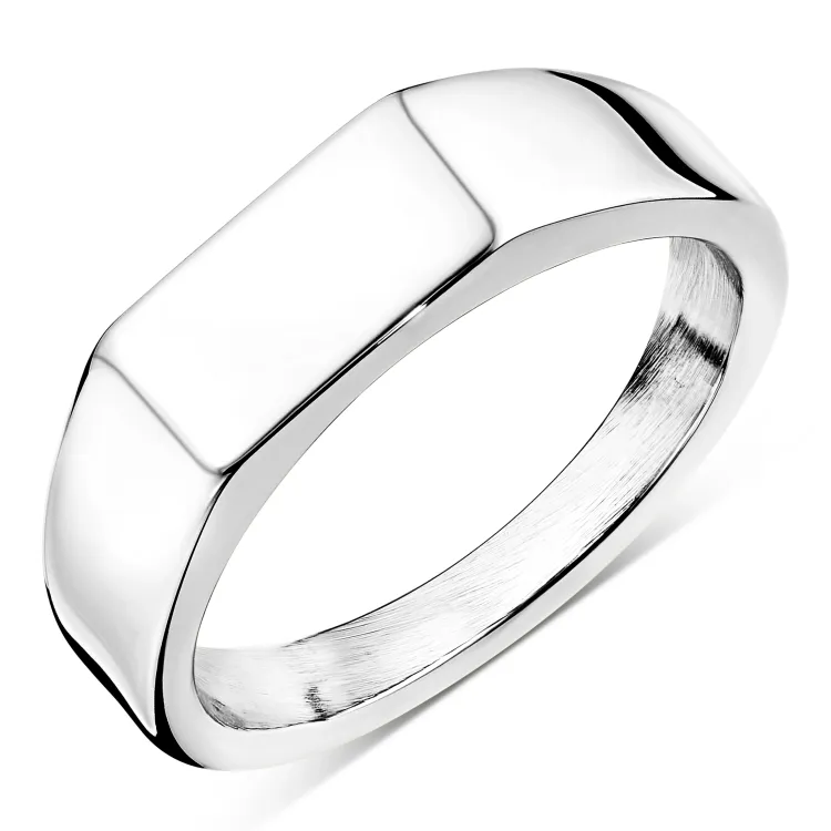 Wasserfest Ring aus Stahl