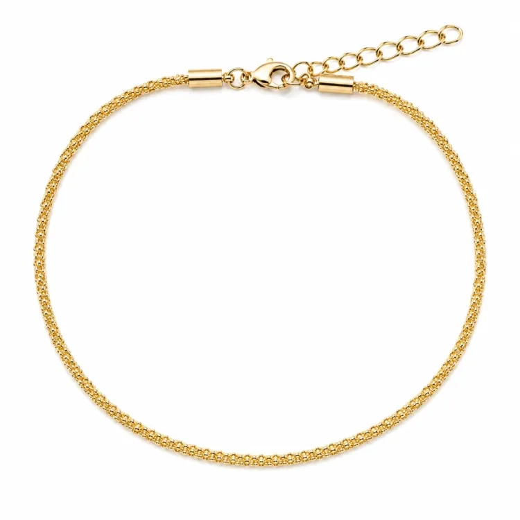 Wasserfest Armband aus vergoldetem Edelstahl  x 2,4 mm  - OCEANA