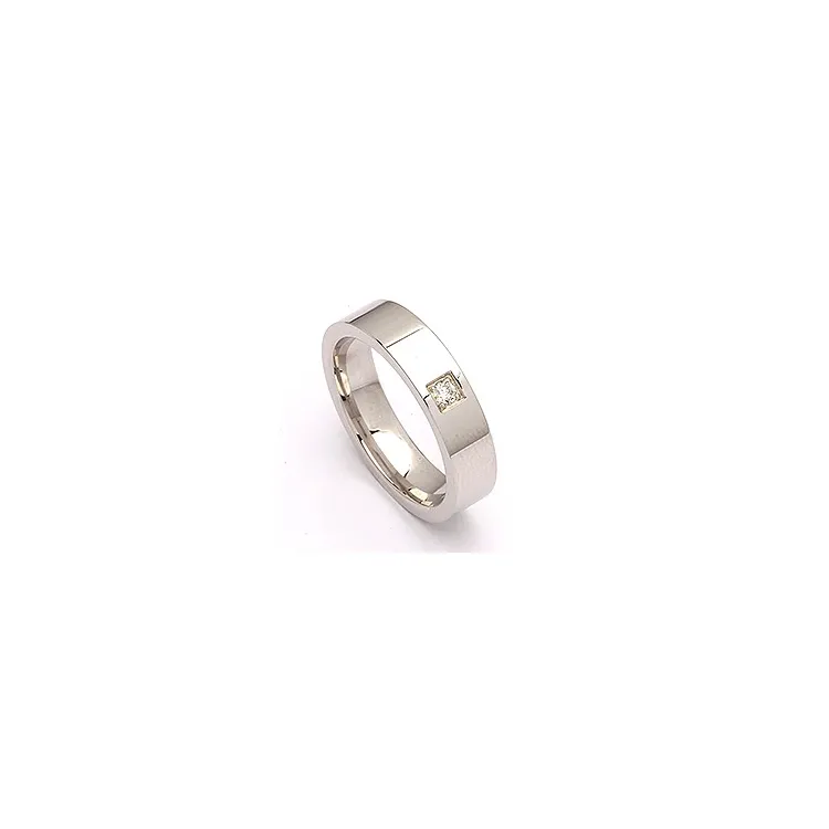 Trauring in Silber 0,05 ct