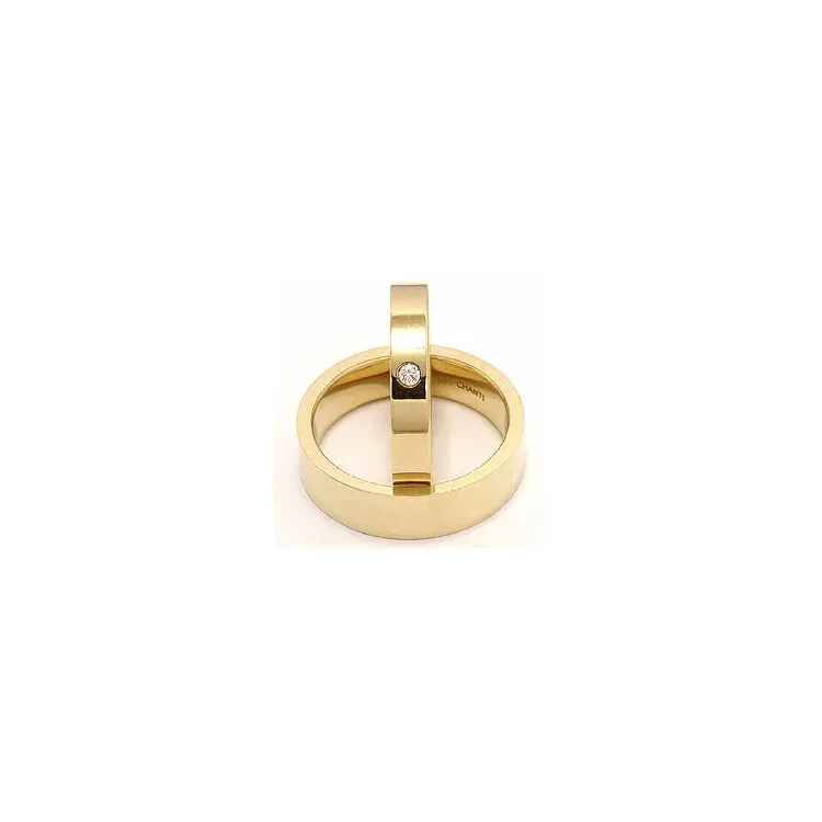 Trauringe in 9 Karat Gold 0,05 ct