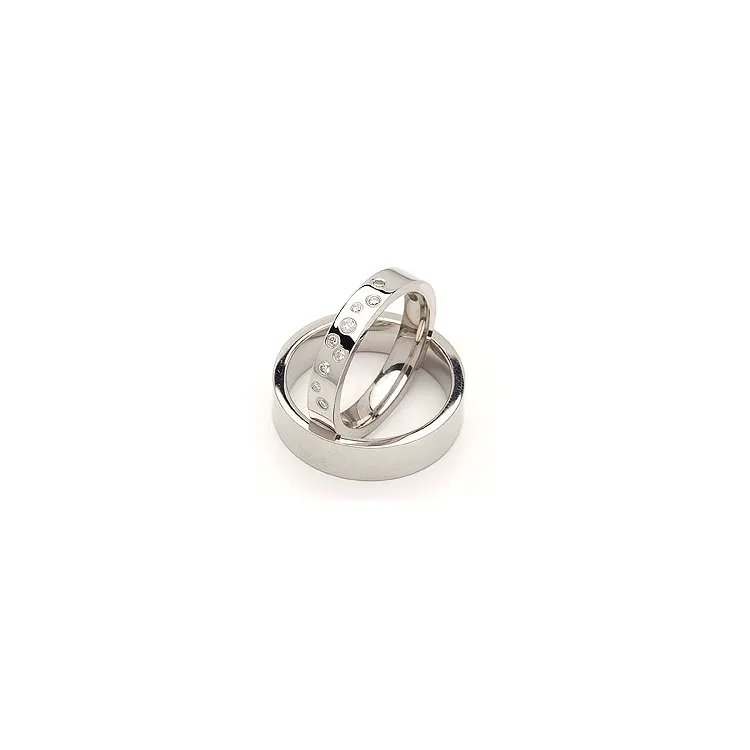 Trauringe in Silber 0,126 ct