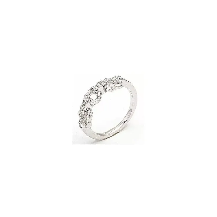 Ring aus rhodiniertem Silber