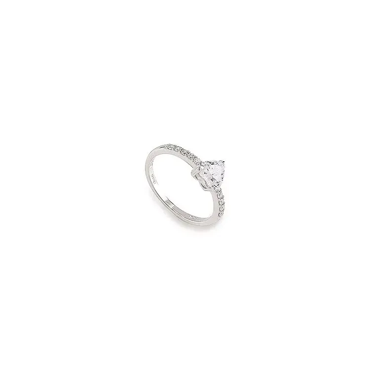 Silber Ring aus rhodiniertem Silber