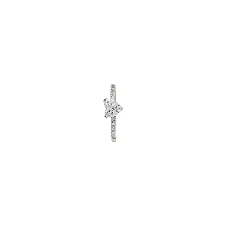 Silber Ring aus rhodiniertem Silber