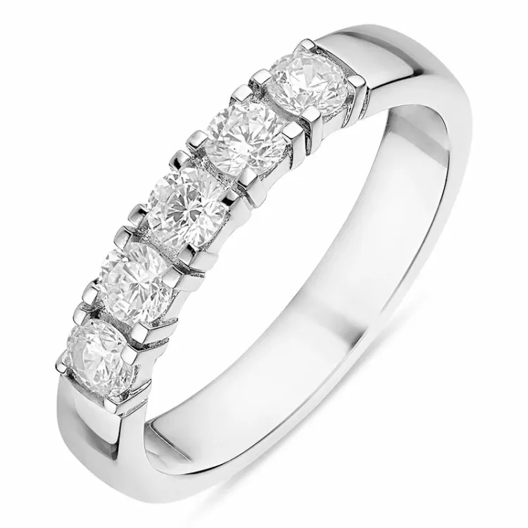 Zirkon Ring aus Silber