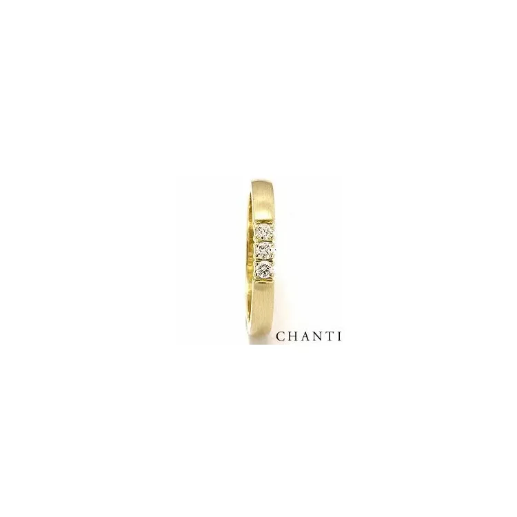 Memoirering in 14 Karat Gold 0,05 ct