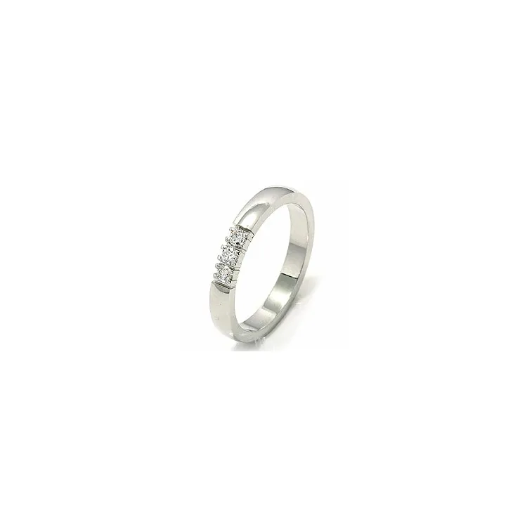 Memoirering in 14 Karat Weißgold 0,05 ct