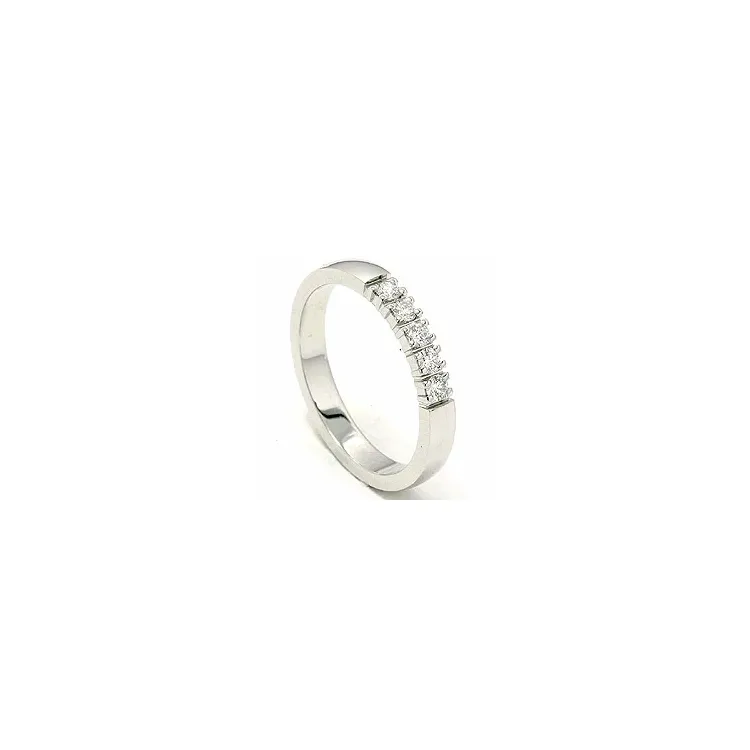 Memoirering in 14 Karat Weißgold 0,05 ct