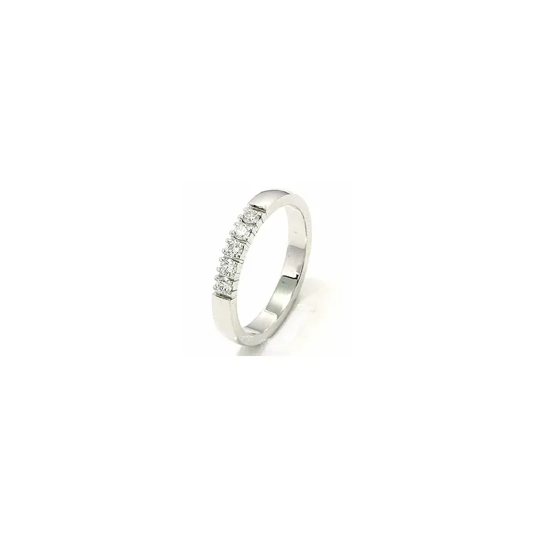 Memoirering in 14 Karat Weißgold 0,05 ct
