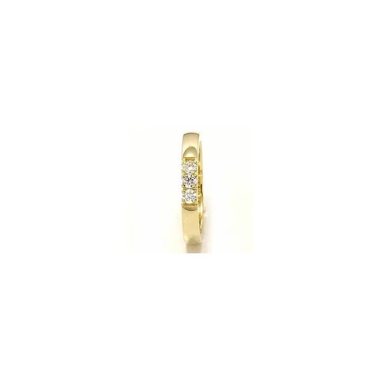 Memoirering in 14 Karat Gold 3 x 0,07 ct