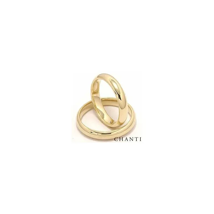 Trauringe aus 14 Karat Gold - set