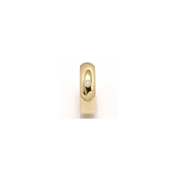 Trauring aus 14 Karat Gold 0,05 ct