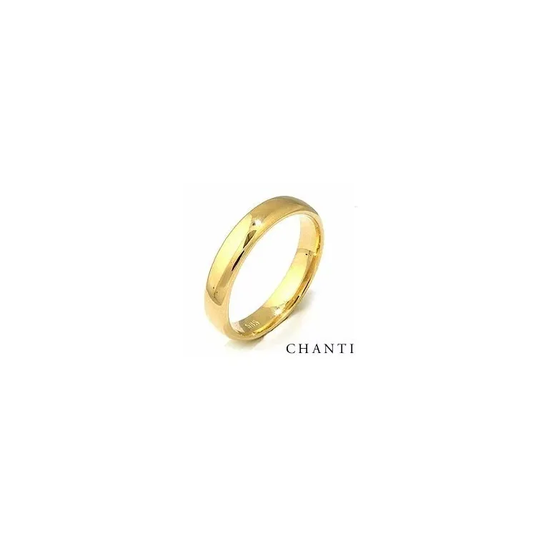 Elegant Trauring aus 14 Karat Gold