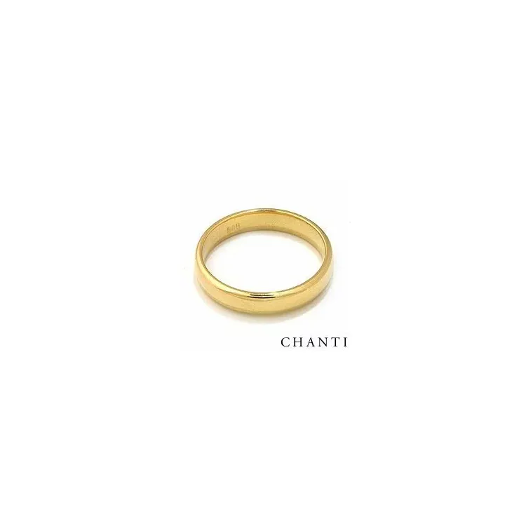 Elegant Trauring aus 14 Karat Gold