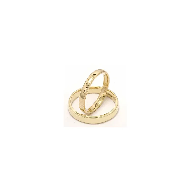 Trauringe aus 14 Karat Gold - set