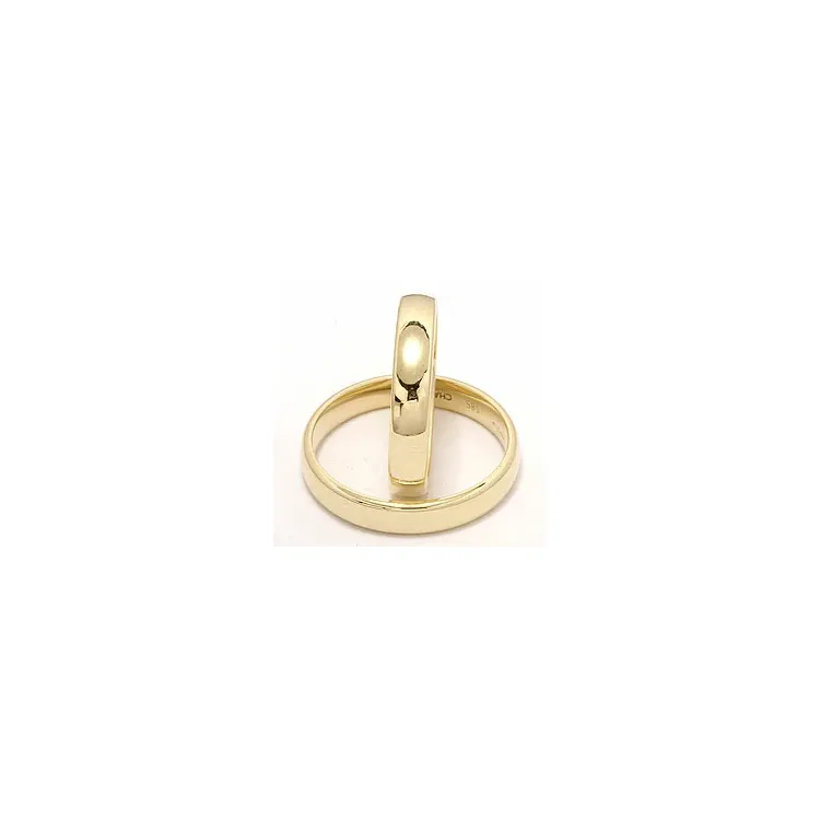 Gold trauringe aus 14 Karat Gold - set