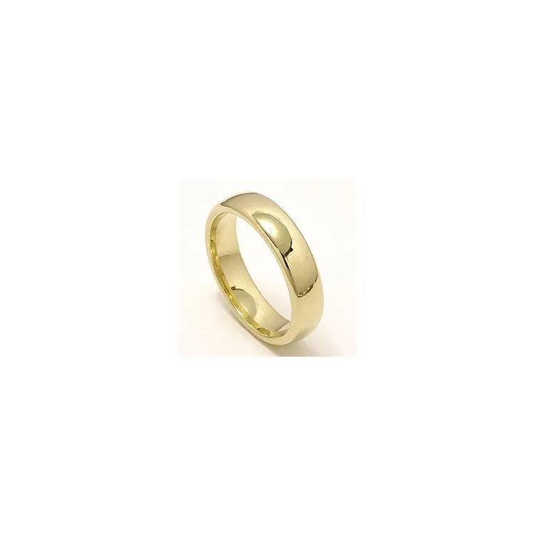 ovaler Trauring aus 14 Karat Gold
