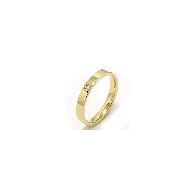 Trauring aus 14 Karat Gold 0,025 ct