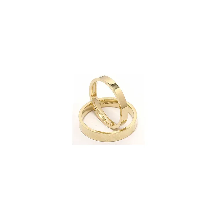 Trauringe aus 14 Karat Gold - set