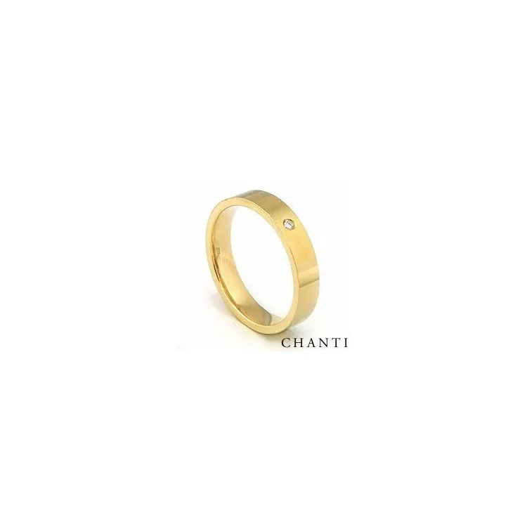 Elegant Trauring aus 14 Karat Gold 0,025 ct