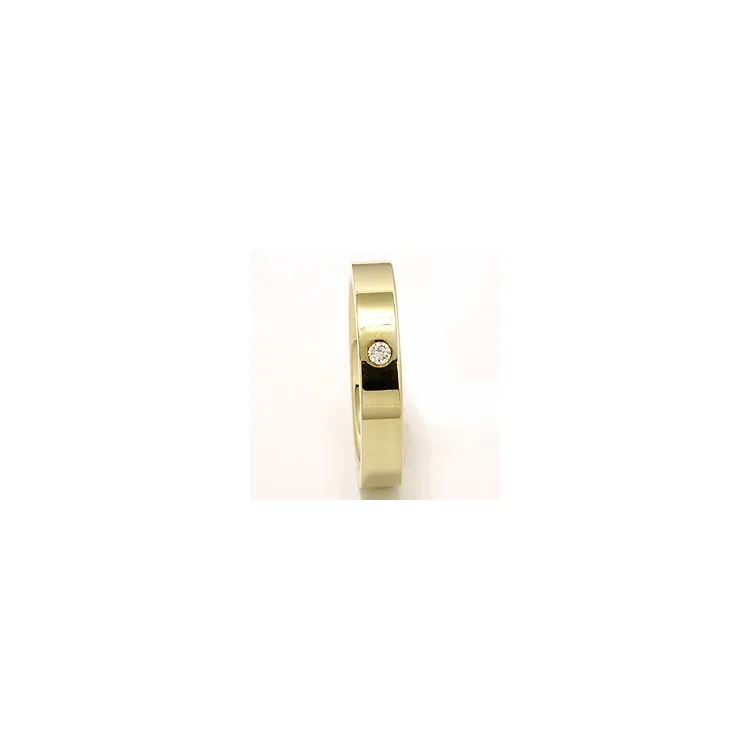 Trauring aus 14 Karat Gold 0,05 ct