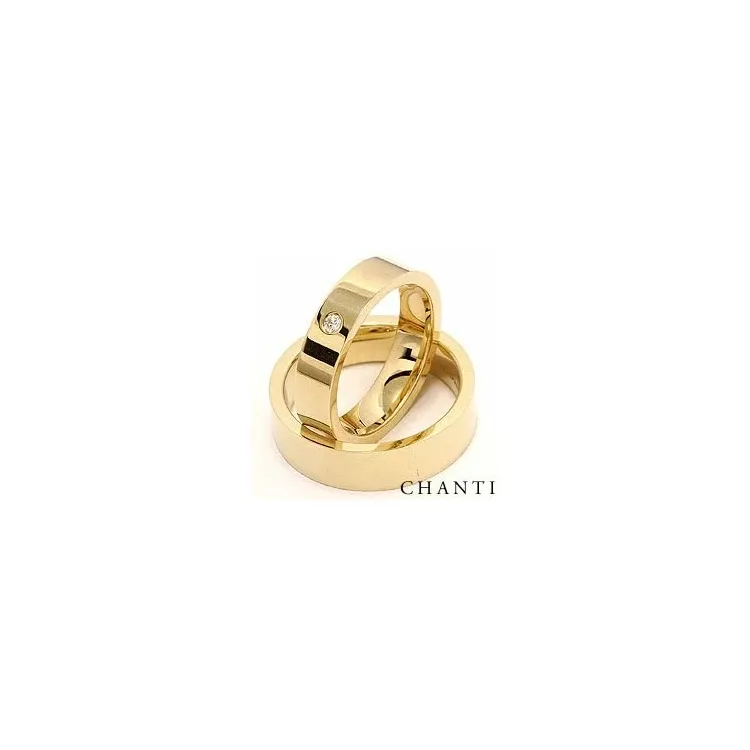trauringe aus 14 Karat Gold 0,05 ct - set