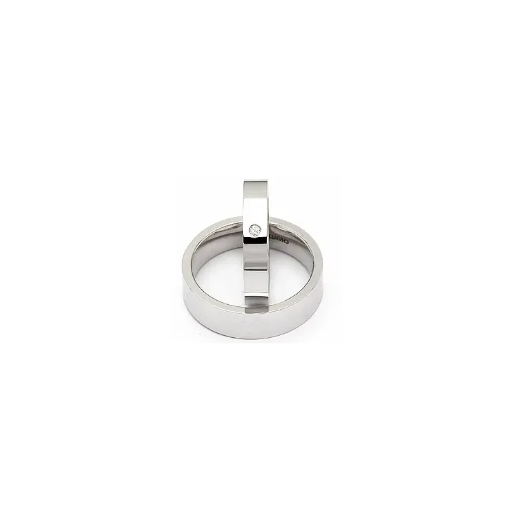 Trauringe aus 14 Karat Weißgold 0,025 ct - set
