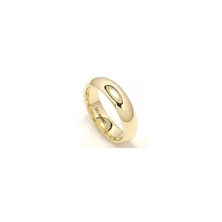 Trauring aus 14 Karat Gold