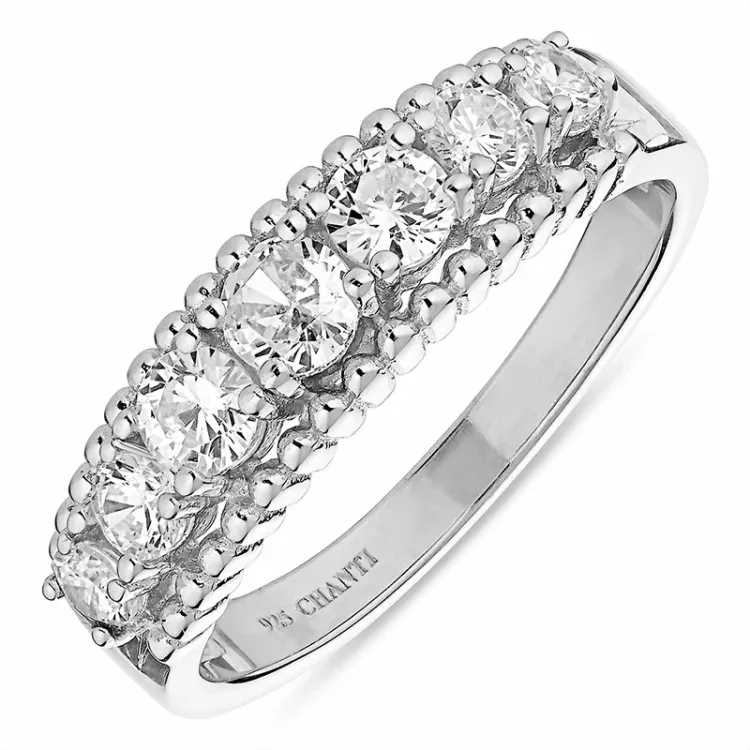 Zirkon Ring aus Silber