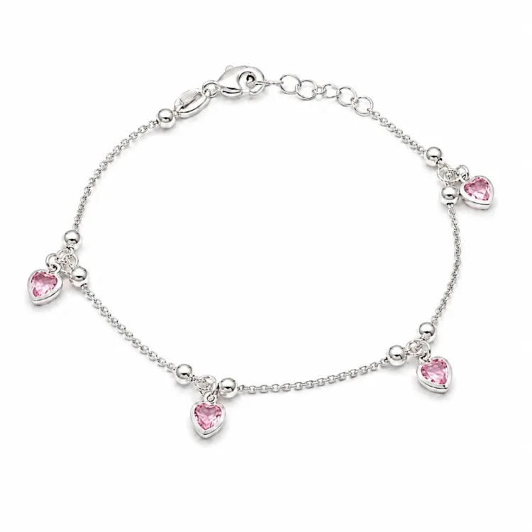 Herz Armband aus Silber und Anhänger aus Silber - Little Ones