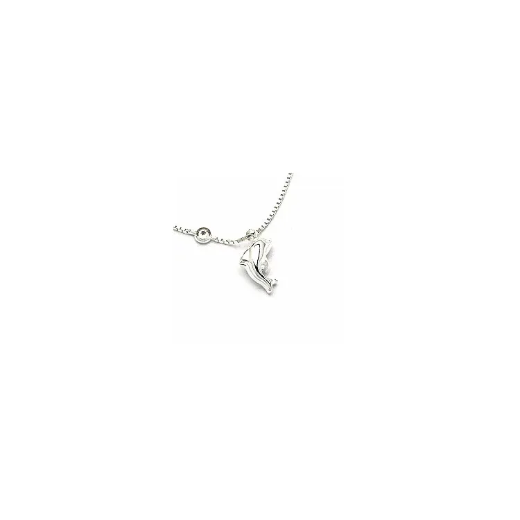 Delfin Fußkette aus Silber