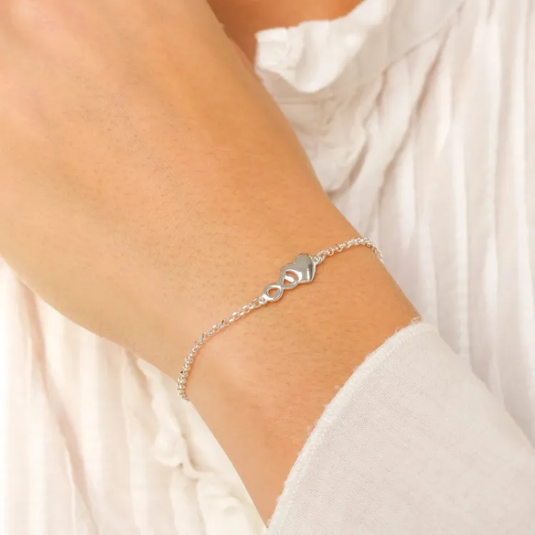 Herz Armband aus Silber