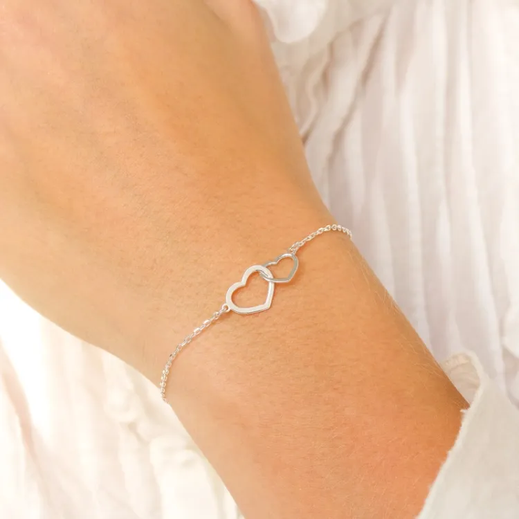 Herz Armband aus Silber