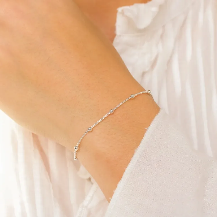 Kugel Armband aus Silber