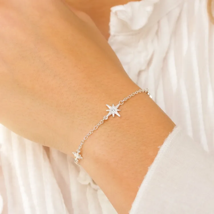 Stern Armband aus Silber