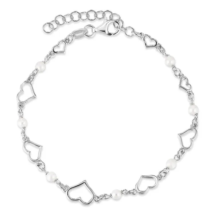 Herz Armband aus Silber