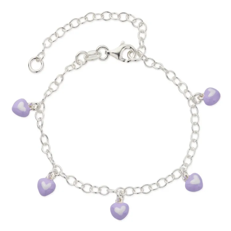 Herz Kinderarmband aus Silber - Little Ones