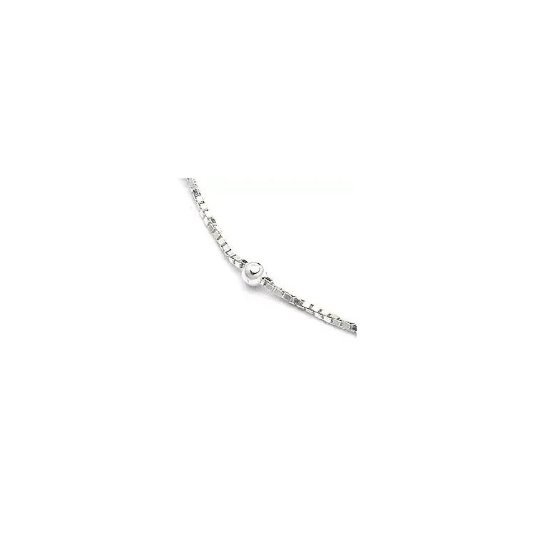 Fußkette aus Silber  x 1,0 mm