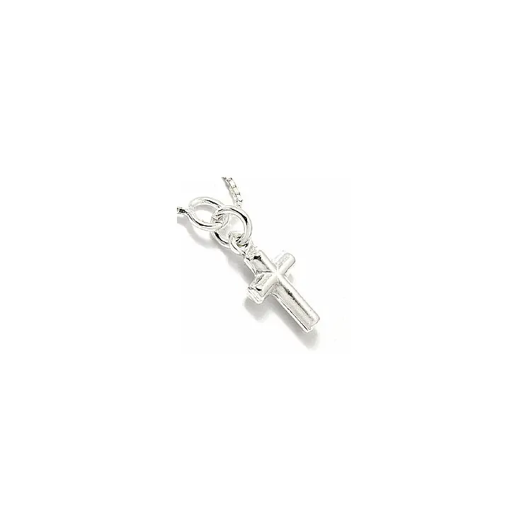 Kreuz Fußkette aus Silber