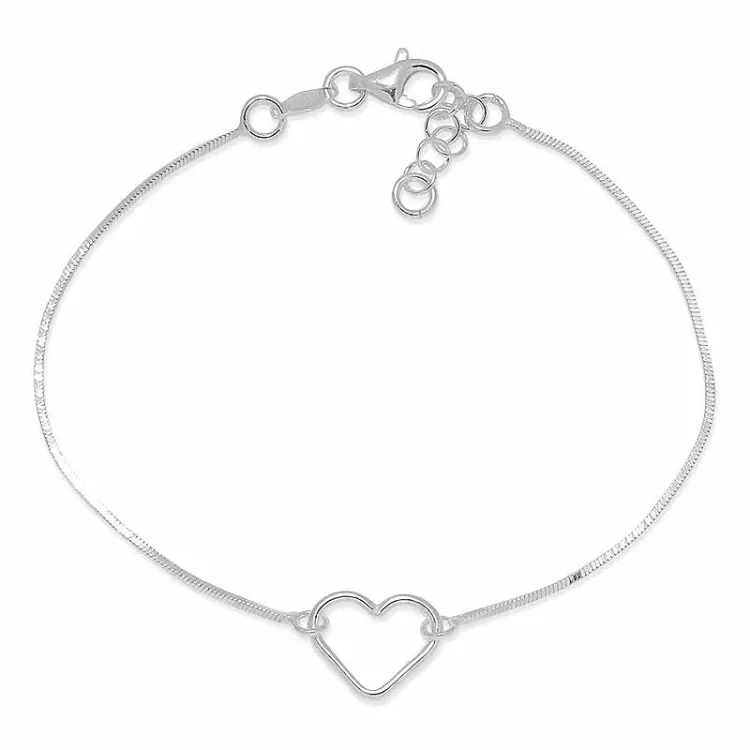 Herz Armband aus Silber