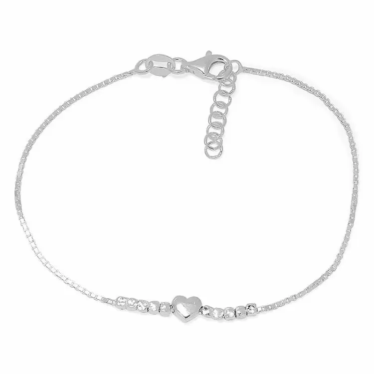 Herz Armband aus Silber