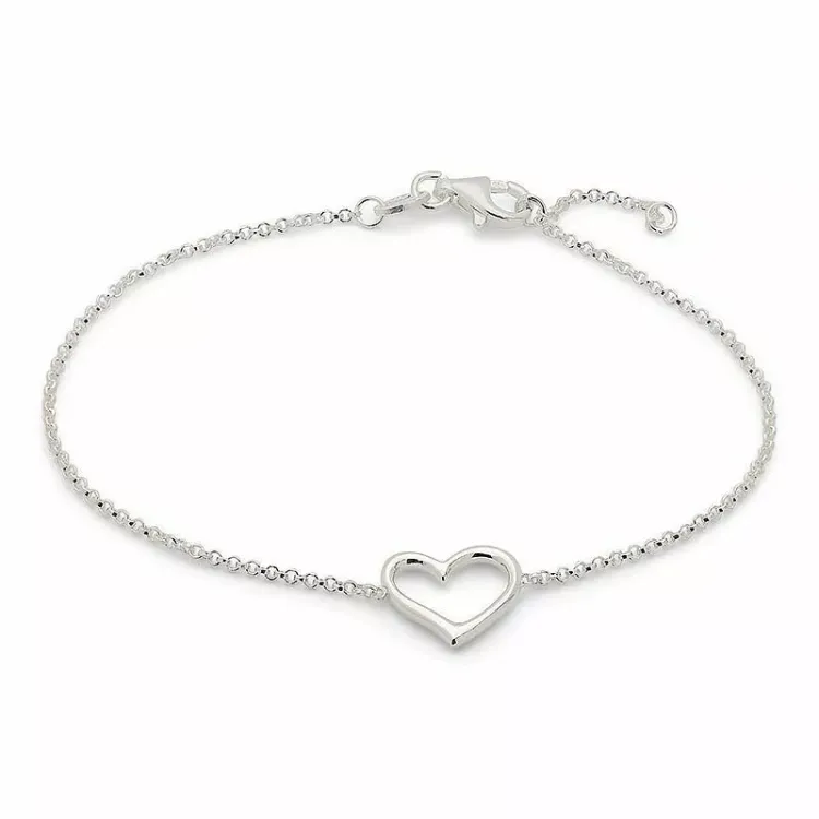 Herz Armband aus Silber