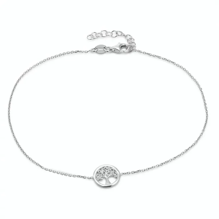 Lebensbaum Armband aus Silber und Anhänger aus Silber