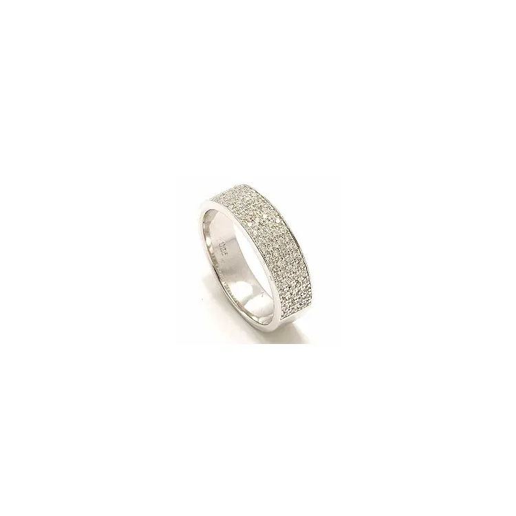 Breit Zirkon Ring aus Silber