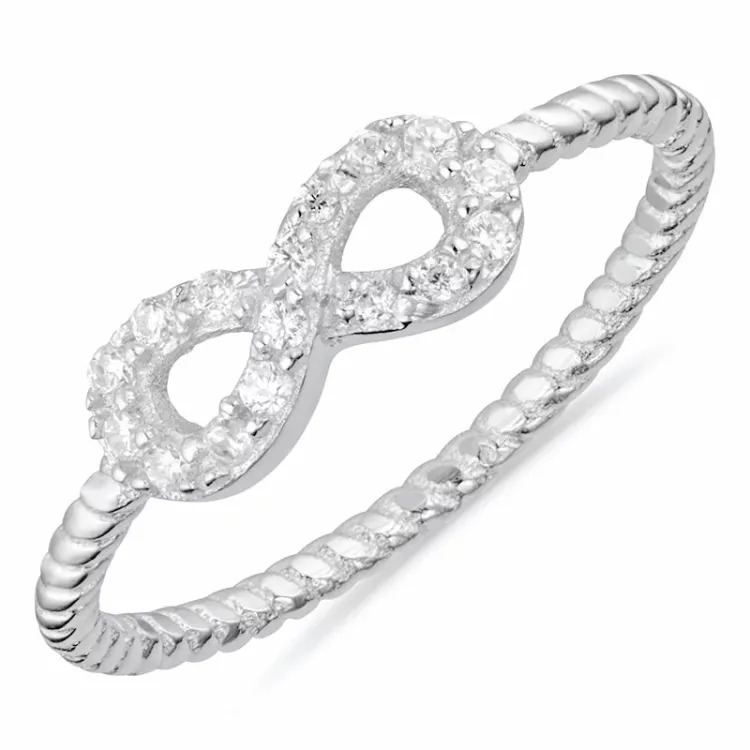 Infinity Ring aus Silber