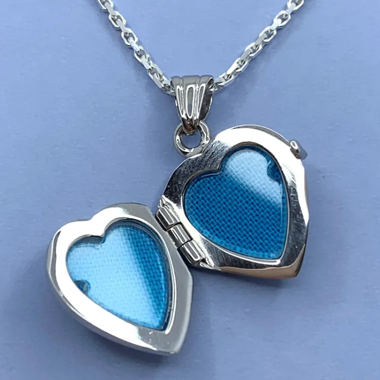Herz Medaillon aus Silber