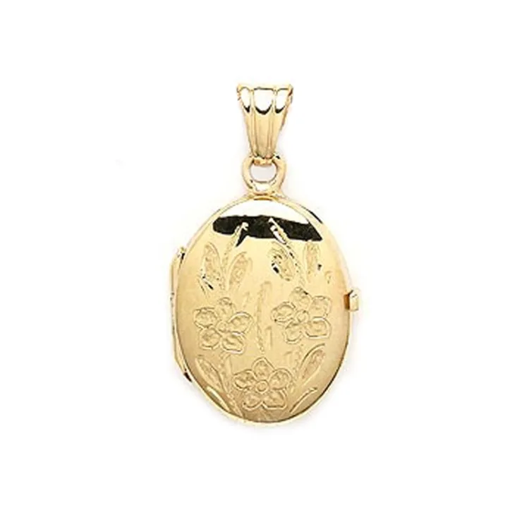 Goldmedaillon aus 9 Karat Gold